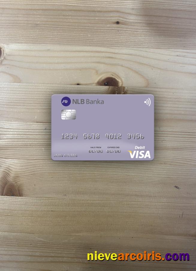 Montenegro NLB Banka a.d. Podgorica visa debit card photolook